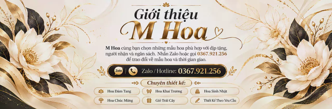 Ảnh bìa Shop hoa tươi Xã Tân Lập Quảng Trị - Một món hoa, nhiều điều muốn nói